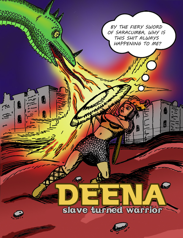 Deena comic book Acid Logic ezine
